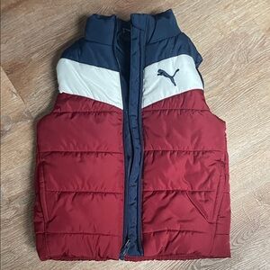 Puma‎ | Red and Blue Puffer Vest | Like New | Size 5
